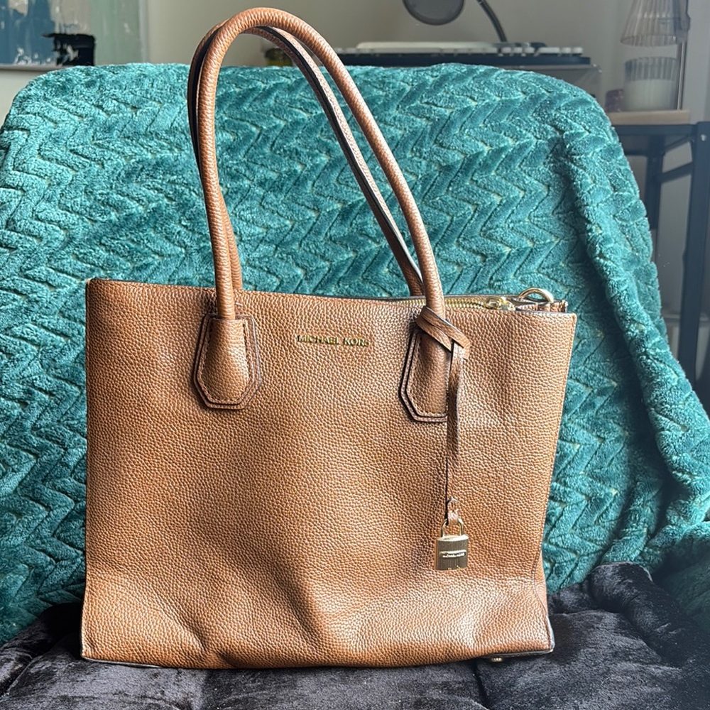 Michael Kors Tan Pebbled Leather Tote